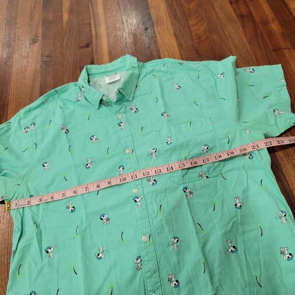 Peanuts Pirate Snoopy Button Front Shirt Size Large - Picture 5 of 7